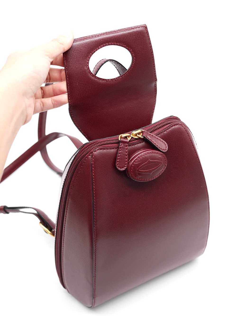 🍓Cartier Bordeaux Must de Line Backpack - Picture 3 of 15
